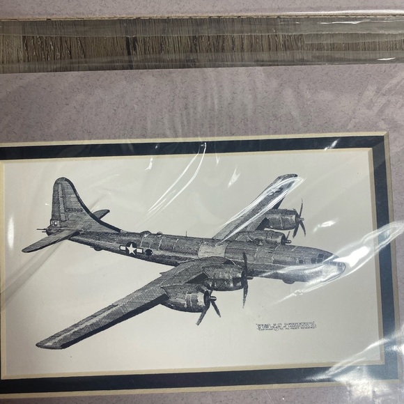 Joe Milich Vintage Airplane Art lot of 6 Aviation Matted 8x6 Nursery Wall Office - Picture 8 of 11